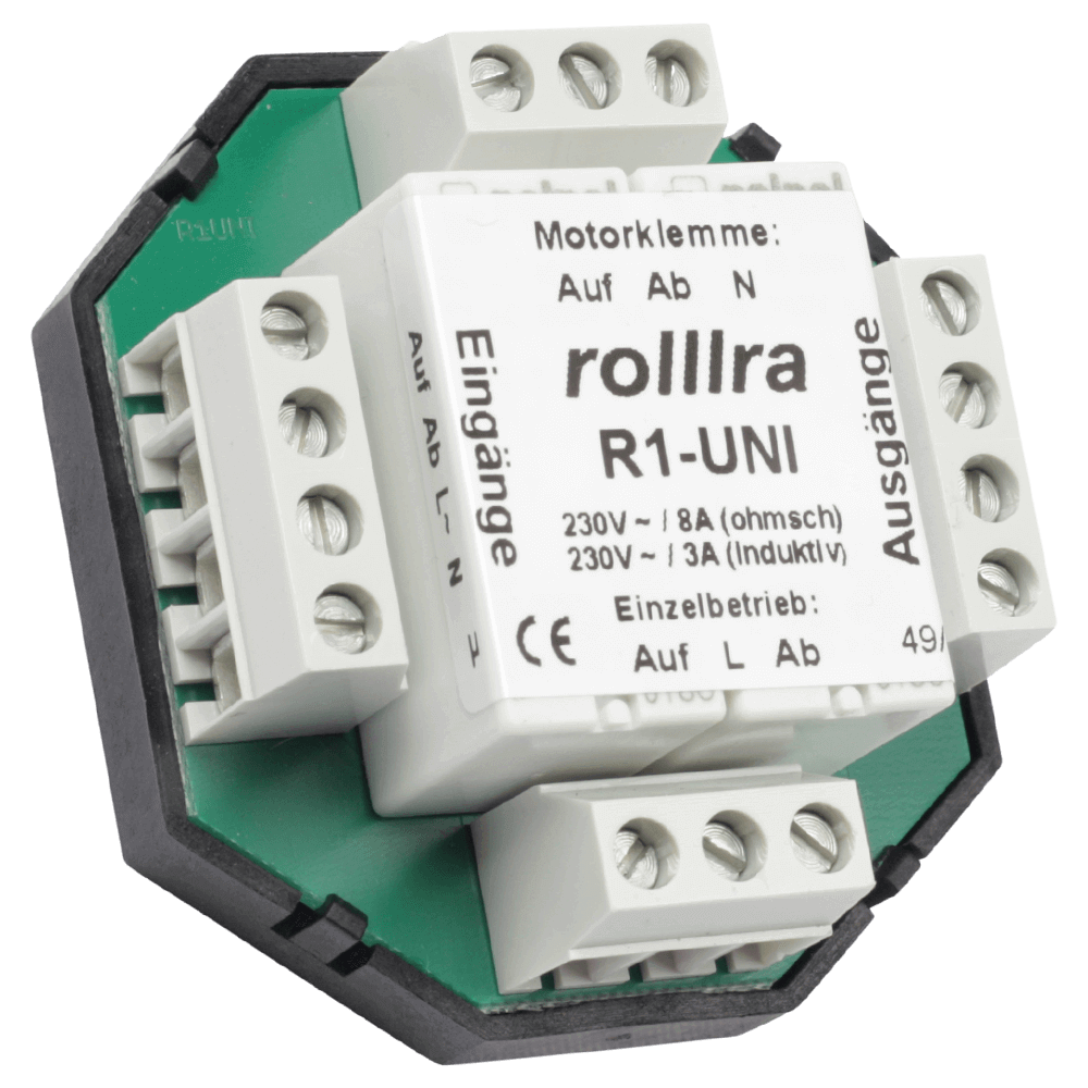Trennrelais R1-UNI | fr bis zu 2 Motore zur praktischen Parallelschaltung