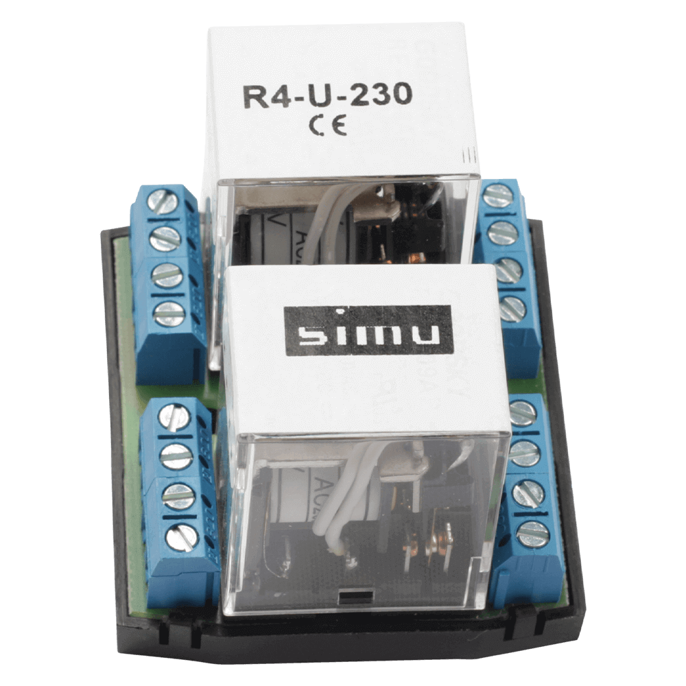 Trennrelais R4-U-230 | fr bis zu 4 Motore zur praktischen Parallelschaltung