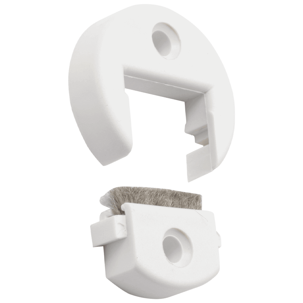 Gurtführung MAXI rund | Gurtführung runde Variante mit Bürste für 20-24mm breites Gurtband, Lochabstand 23mm