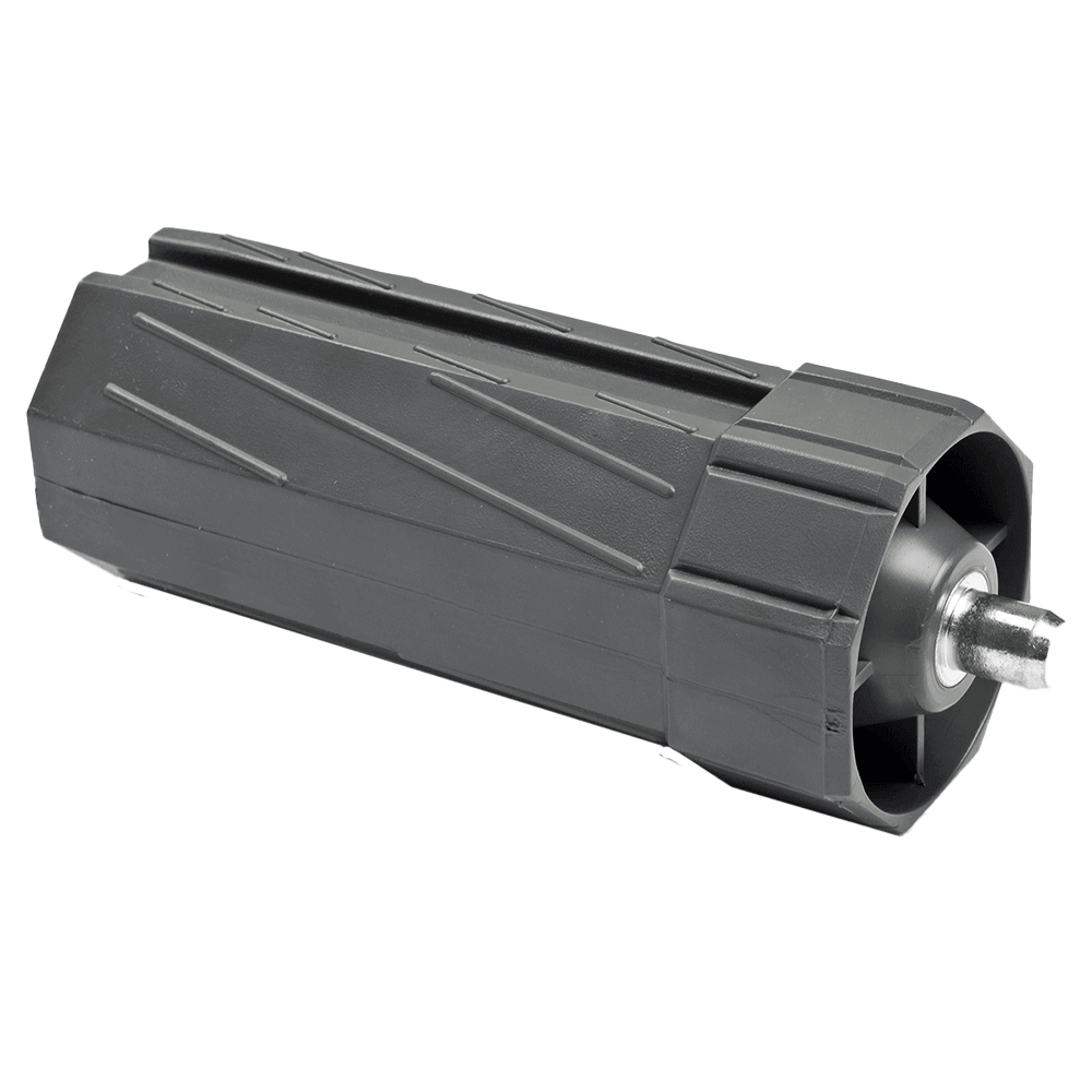 Walzenkapsel MAXI | aus PVC für 60mm 8-Kant Stahlwellen geeignet, Stahlstift Ø 12mm