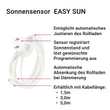 Sonnensensor EASY SUN | fr Zeitschalter EASY SUN zur Sonnen-/ Helligkeitsnachfhrung