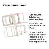 Zwischenrahmen | Integration von Schaltern in gngige Schalterprogramme