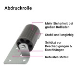 Abdruckrolle | zur Stabilisierung von sehr breiten Rollladen, mit  30mm