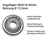 SET Zubehr MAXI inkl. Welle 1mm | alle Einbauteile fr 2 Bausituationen Gurt- oder Motorantrieb