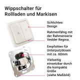 Wippschalter | klassische Bedienung fr Rollladen und Markisen