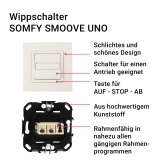 Wippschalter SOMFY SMOOVE | Bedienung fr Rollladen & Markisen als Uno/ Duo (Nachfolger von Inis Uno/ Duo)